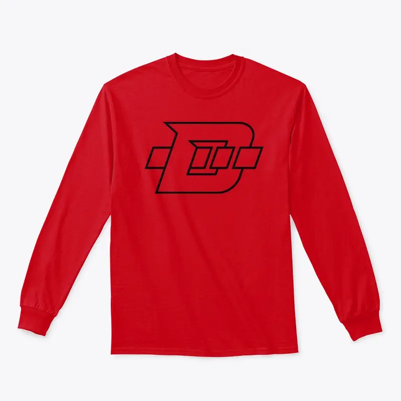 Daninator "D" Logo - Black Outline