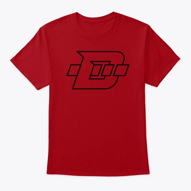 Daninator "D" Logo - Black Outline