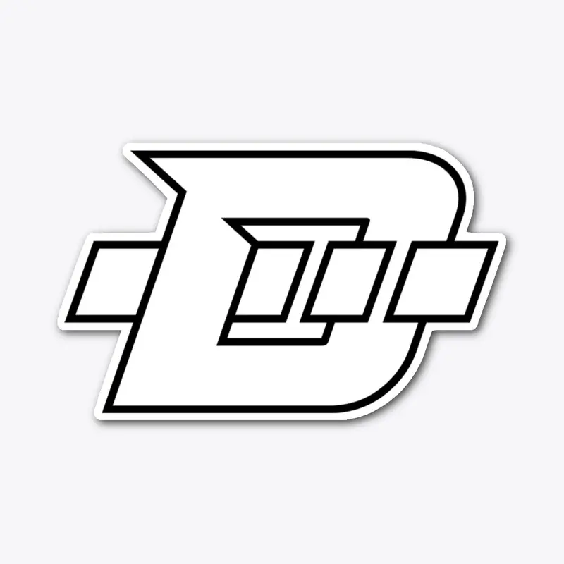 Daninator "D" Logo - Black Outline