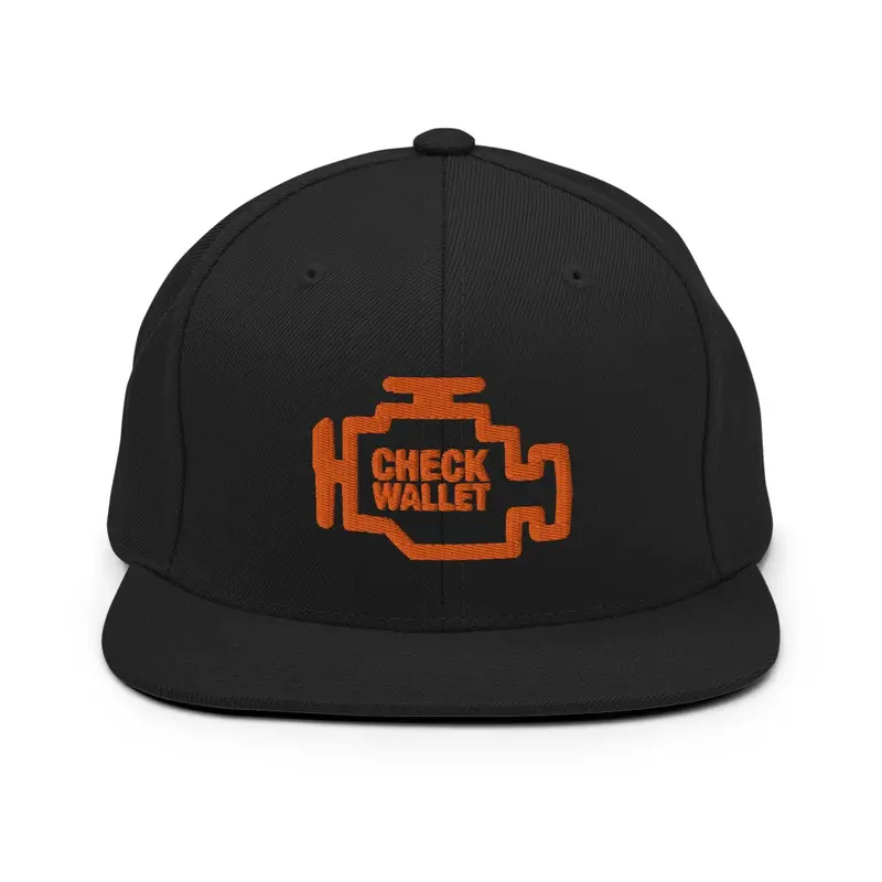 Check Wallet Light Snapback