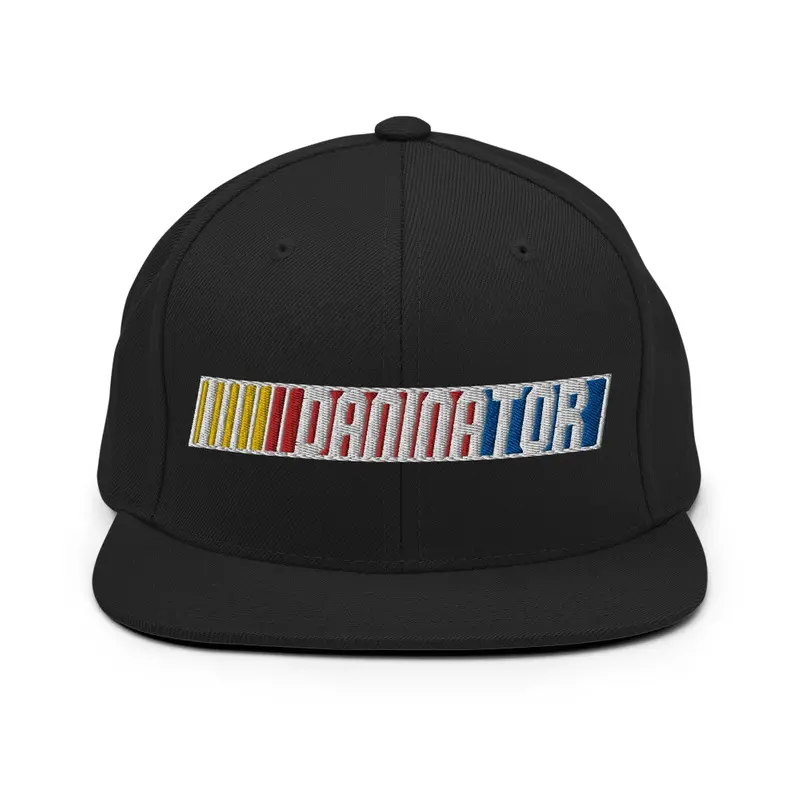 Daninator Retro Racing Logo Snapback