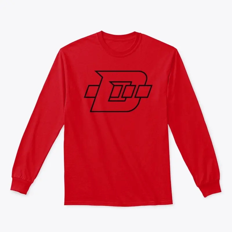 Daninator "D" Logo - Black Outline