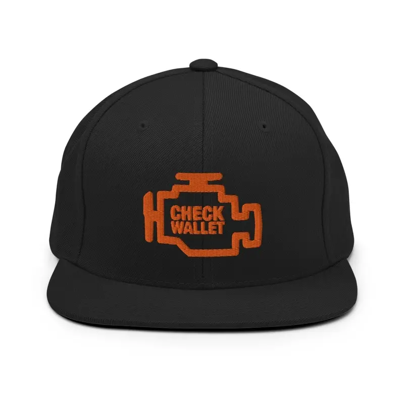 Check Wallet Light Snapback