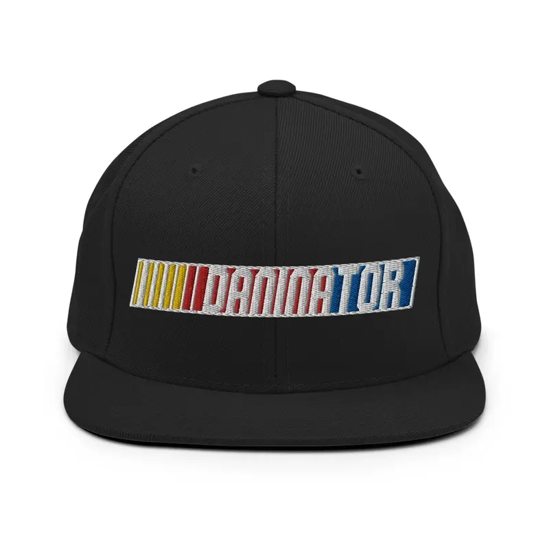 Daninator Retro Racing Logo Snapback